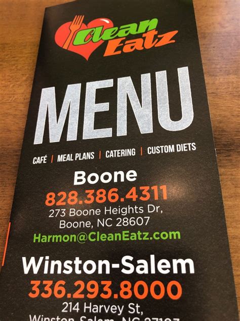 Clean Eatz - Winston Salem Menu - Orderspoon