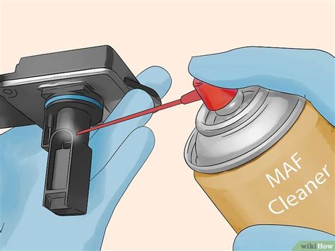 Clean a Mass Airflow Sensor with Alternative Home Dry Cleaner and no