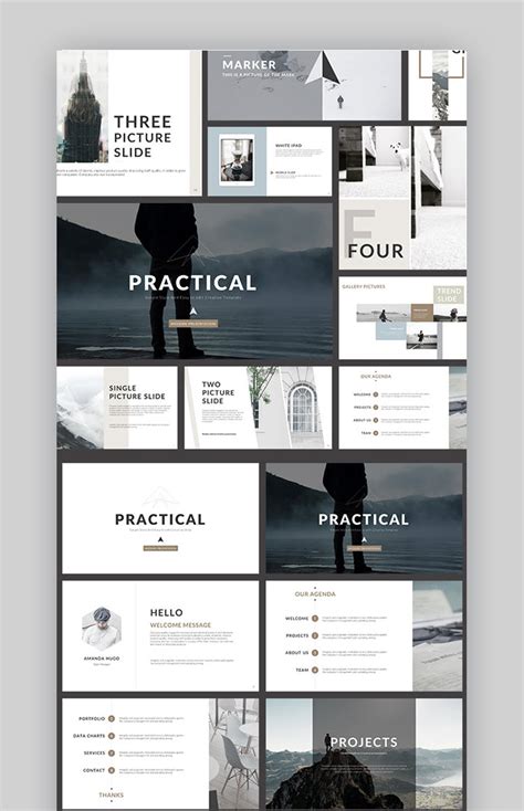 Clean and Modern PowerPoint Presentation in 2020 Presentation design