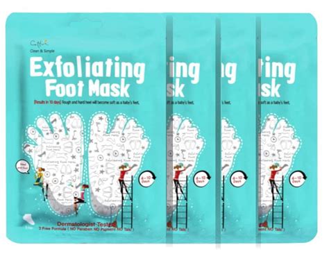 Clean and Simple Exfoliating Foot Mask .