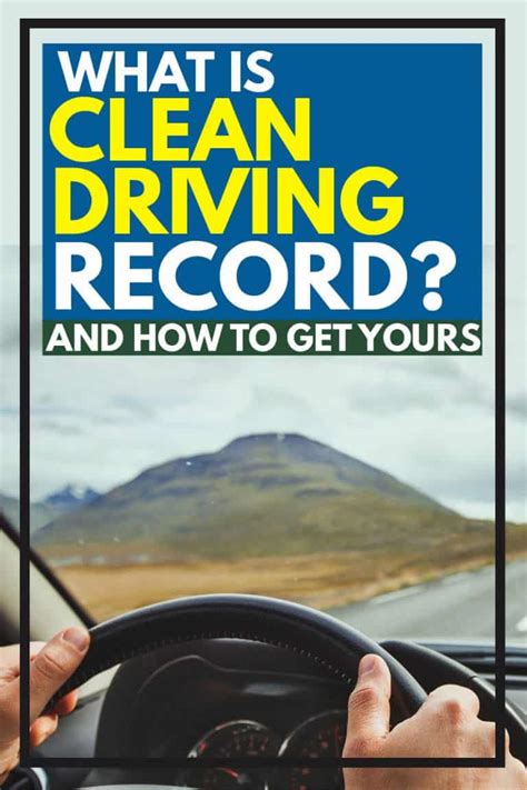 Clean driving. Having a clean driving record is always a good thing because it means you haven't been in any accidents and are generally safe behind the wheel. Likewise, a safe driving record reduces your risk of having your driving privileges revoked by your state's DMV for any reason. And of course, if you're applying for a job that requires driving, a … 