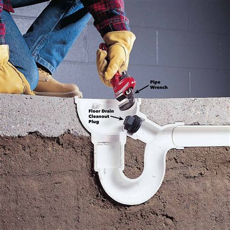 Clean out drain. The first is an old-fashioned steel chisel and a ball peen hammer on the face of the clean-out at a 45-degree pointing in the desired turning direction (counter ... 