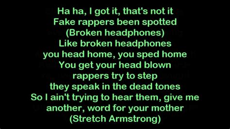 Oct 14, 2013 · [Chorus] 'Cause I'm beginnin' to feel like a Rap God, Rap God All my people from the front to the back nod, back nod Now, who thinks their arms are long enough to slap box, slap box? Let me show ... . 