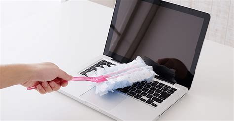 Clean the computer. Wipe carefully in one direction, moving from the top of the display to the bottom. End with any flexible cables, like power cord, keyboard, and USB cables. Be sure that surfaces have completely air-dried before turning the device on after cleaning. Discard the gloves after each cleaning. 
