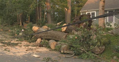 Clean-up underway after storms spin up EF-1 tornado in Mattapoisett, EF-0 in Barnstable