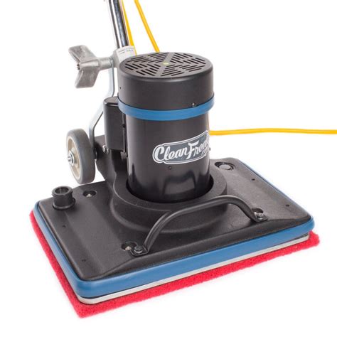 Cleanfreak - Using Your Carpet Bonneting Machine -. Move the buffer into position on the 10' x 10' area that you have set up. Uncoil the power cord and place it behind the path you plan on scrubbing across the carpet. Sling the power cord over your shoulder, so as you operate the buffer, you can control the cord as you go.