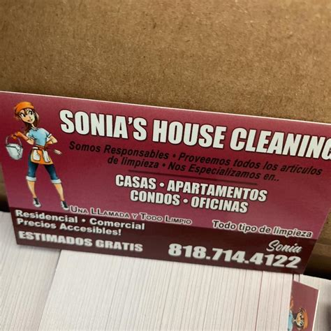 Cleaning Services - Sonia