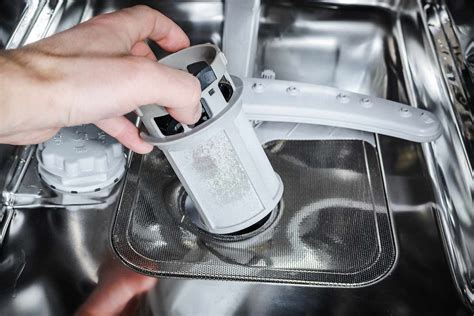 Cleaning a dishwasher filter. Keeping your GE dishwasher clean is essential for maintaining its efficiency and prolonging its lifespan. One crucial aspect of dishwasher maintenance is cleaning the filter regula... 