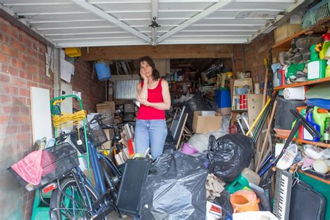 Cleaning out the garage. Related: 7 Things You Should Never Store in the Garage Step 1: Empty the Garage. It may feel overwhelming but an empty garage is easier to clean. Pick a day with nice weather and move out the cars. 