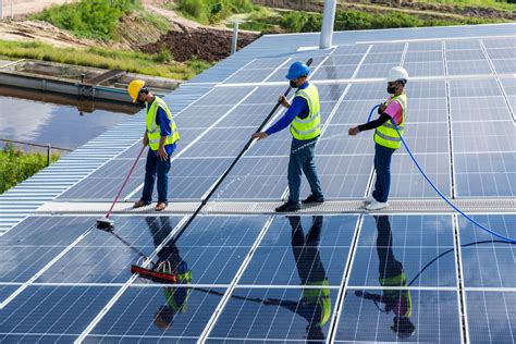Cleaning solar panels. Sep 13, 2018 · Solar panels are generally pretty much self-cleaning as natural rainfall will usually wash away the accumulated dust and grime. However, if your solar panels are only tilted minimally, or you live in a high-traffic, dry or dusty area, or even by the sea, then you’re going to need to clean your solar panels in order for them to continue generating maximum output of power. 
