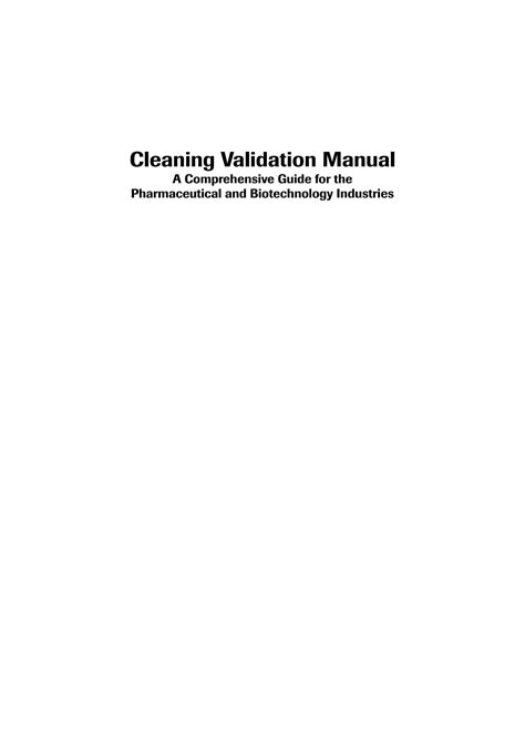 Cleaning validation manual a comprehensive guide for the pharmaceutical and biotechnology industries. - Tony hillermans indian country map guide.
