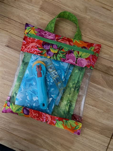 Clear Vinyl Zippered Bags - Etsy