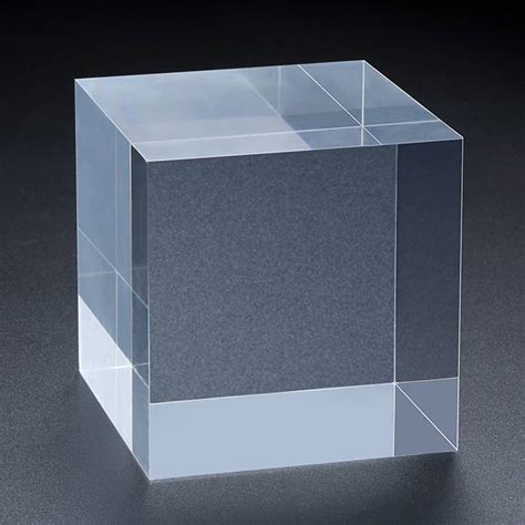 Clear acrylic block- 290 x 86mm h x 70mm d- 2 holes drilled