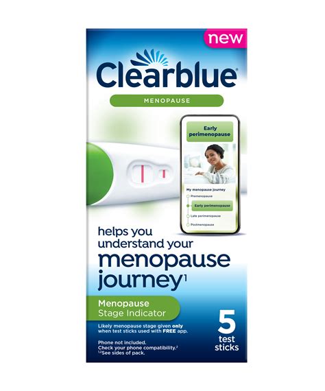 Clearblue launched a new menopause testing produ