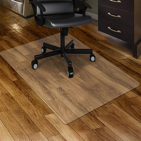 Office Chair Mat for Hardwood Floor,55" x 36"Computer Gaming Chair Mat for Rolling Chair,Multi-Purpose Low Pile Desk Chair Mat,Large Anti-Slip Floor Protector Rug, ... Dinosaur Clear Chair Mat for Hardwood Floor, 36" x 48"Transparent Floor Protector, Office Home Floor Protector mat, Easy Clean. 4.2 out of 5 stars 386. 50+ bought in past …. 