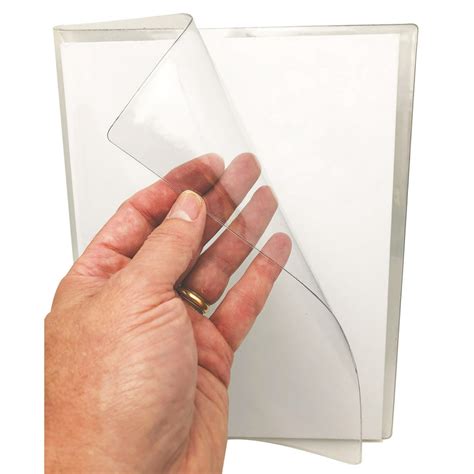 Clear cover. Protect your MD Notebook with this purpose made clear plastic cover, complete with pen holder loop. 