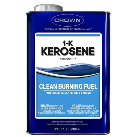 Kerosene is a clear combustible fuel formed from the fractional distillation of petroleum. Kerosene is commonly used in industry and households. It is found in jet engines, lamps, portable stoves, space heaters, and used for the fire spinning display called poi. Kerosene is less flammable than gasoline with a combustion point between 100 and ...