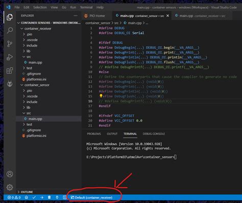 Clear previous build log in VSCode PlatformIO Community