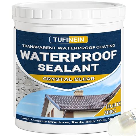 Clear underwater sealant.  Apply underwater or above water.  Its clear fo...