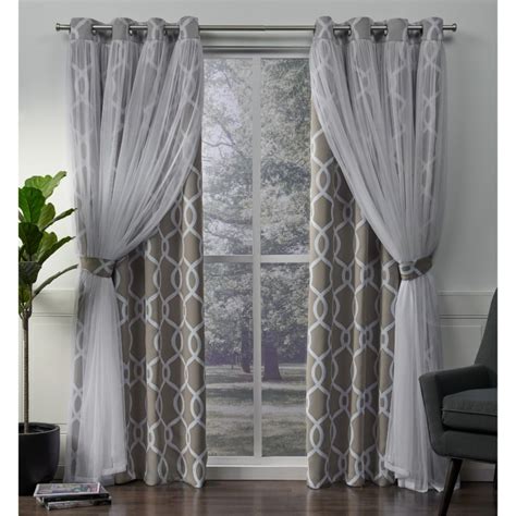 Clearance curtains 2-pack. 2 Pack Curtain rods . Size Option: 28-48in, 48-84in, 84-120 Color Option: Matte Black, Matte Nickle, Brushed White Rod Diameter: 3/4in(the outer rod), 5/8in( the inner rod). Package: You will get 2 Pack(set) same size same color wrap around curtain rods in one order. (including rods, screws, anchors, brackets) ... 