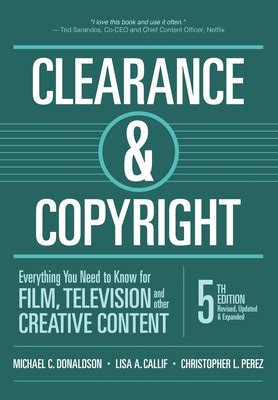 Full Download Clearance  Copyright Everything You Need To Know For Film And Television By Michael C Donaldson