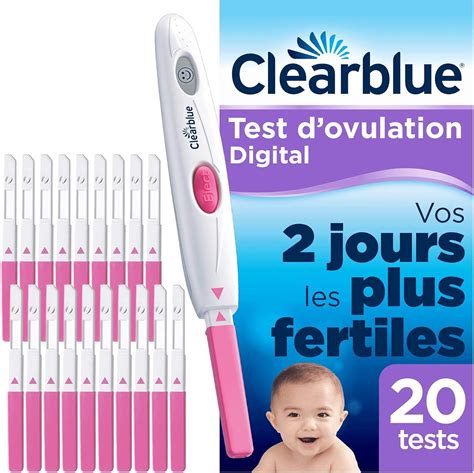 Clearblue Test d’Ovulation Digital, Vous Aide A Concevoir, C’est Prouvé