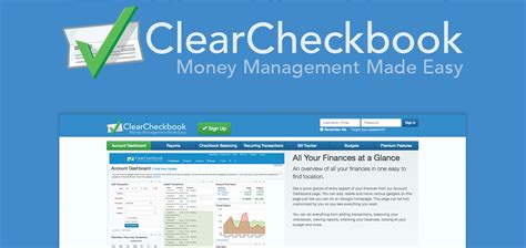 Clearcheckbook com. This short video tutorial covers how to manage your accounts and categories on ClearCheckbook.com. 