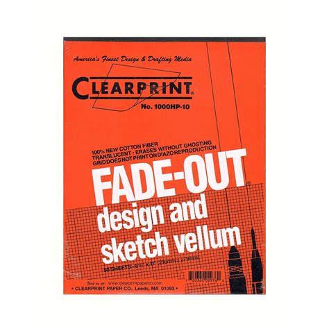 Clearprint Fade-Out Design and Sketch Vellum - …