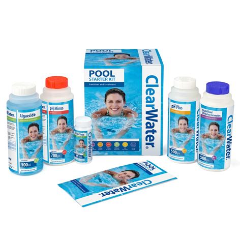 Clearwater Pool Starter Kit Pool & Hot Tub Chemicals Bestway UK