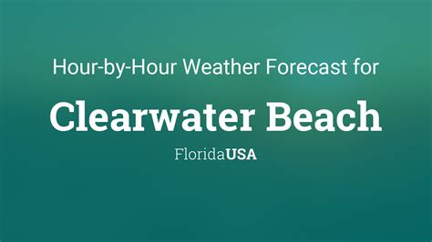 Get the monthly weather forecast for Clearwater Beac
