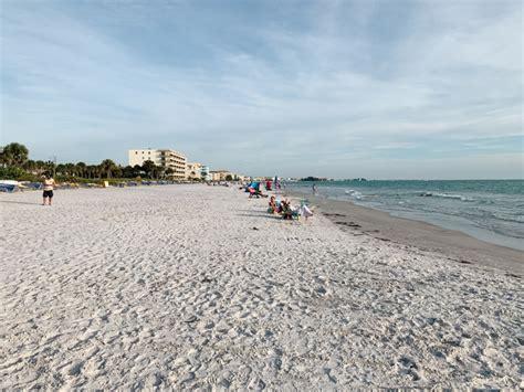 At Clearwater Beach, the temperature hit nearly 
