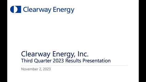 Clearway Energy: Q3 Earnings Snapshot