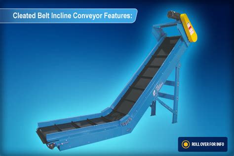 Cleated Belt Incline Conveyors - nleco.com