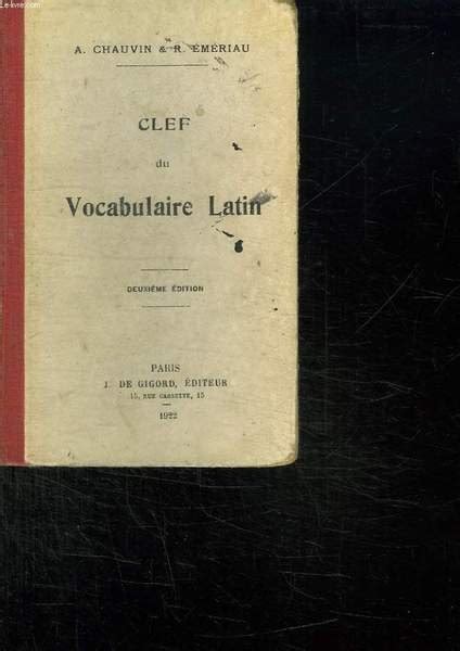 Clef du vocabulaire latin. - Periodismo y literatura de vanguardia en américa latina.