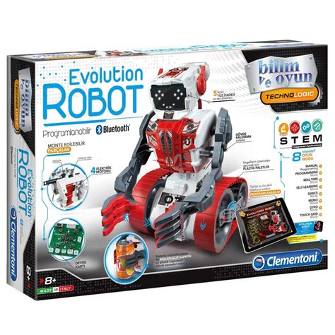 Clementoni Robotik Laboratuvarı Evolution Robot Limon.