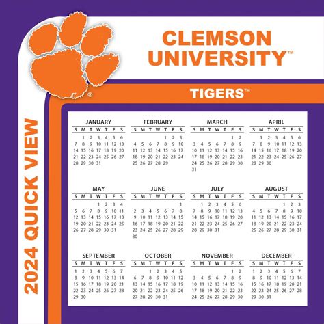 Academic Calendar. Spring 2023. See other Spring Parts-of-Term. January. Jan 9, Mon - Jan 10, Tue. Late enrollment. Jan 9, Mon. Orientation. Jan 11, Wed. Classes begin. Jan 16, Mon. Martin Luther King Jr. holiday. Jan 18, Wed. Last day to register or add a class or declare Audit. ... Clemson University on Facebook;