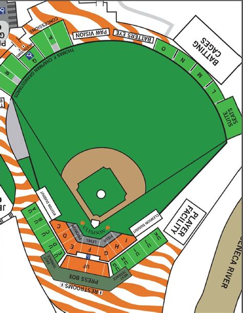 Features & Amenities. Tiger Den seats are among the most popular and desirable seating options at Comerica Park. These seats offer an elevated view of the field from the infield. Fans will enjoy some of the best views of Tigers baseball while remaining fully under cover. Lettered rows A-H in sections TD120 through TD135 make up the Tiger Den seats.