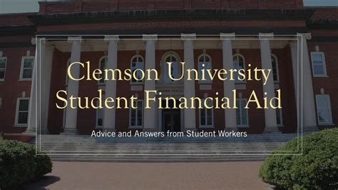 Clemson financial aid. Things To Know About Clemson financial aid. 