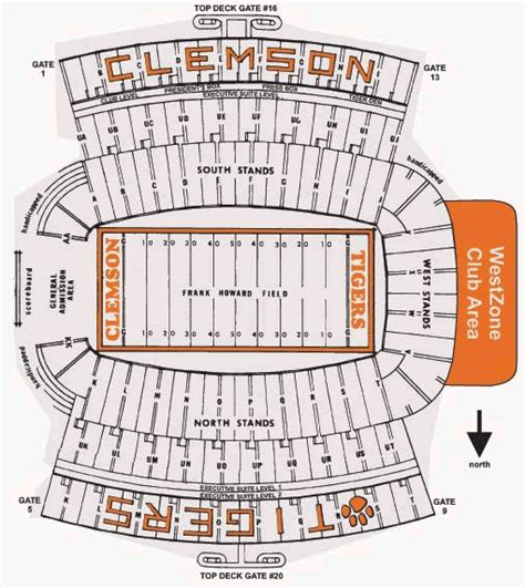Clemson fans will want to opt for the south sideline in Sections D-G to be right behind the Tigers bench, while the visiting team will be on the north sideline just in front of Sections N-Q. Endzone Seating Also known as the Hill, a grass lawn occupies the area directly behind the uprights at the east endzone, and is a popular place for students to watch the game. …. 