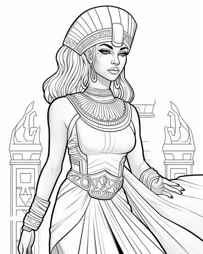 Cleopatra Coloring