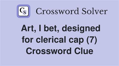 Clerical cape crossword clue