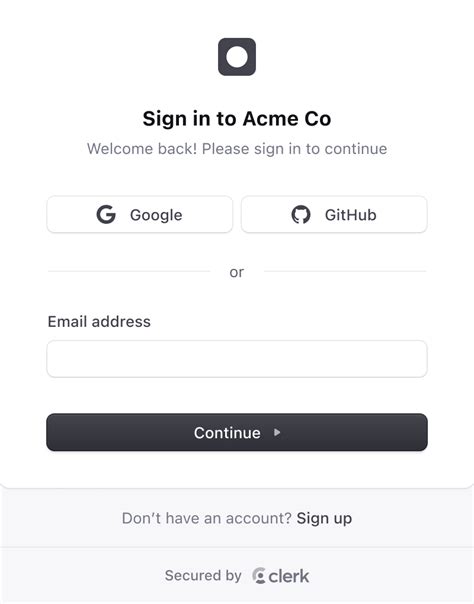 Clerk login.  Welcome back! Please sign in to continue.  Each student, facul...