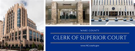 Clerk of Superior Court, Raleigh, NC - Wake County Courthouse - County