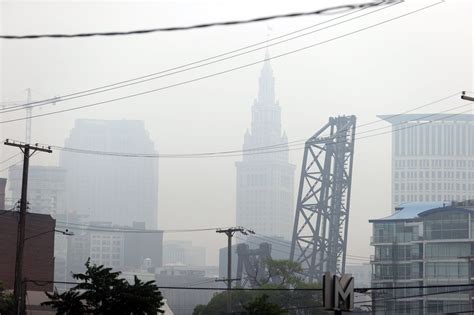 Updates: Smoke causes closings, cancellations in NE Ohio. Earlier Wednesday morning, air quality levels were at the highest with a reading of 291 AQI, which is considered very unhealthy to almost .... 