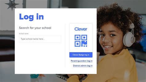 Search for your school. School name. Clever Badge log in