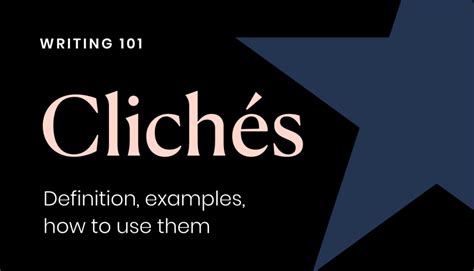 Cliches I