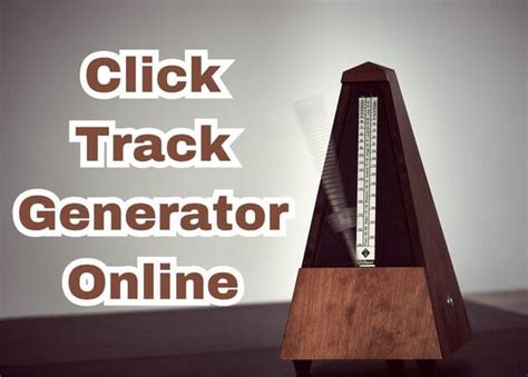 Click Track Generator Metronomer.