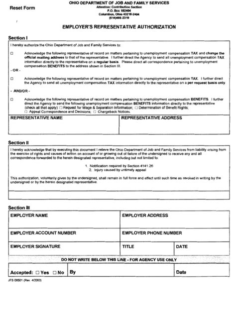 Click here to access JFS Forms Central. - Ohio Department of Job …