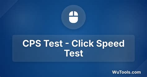 Click speed test.  Check the click test results history table.  CPS test allows yo...