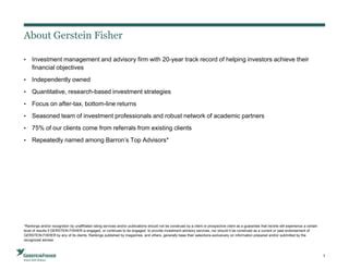 Client Advisory Team Archives - Gerstein Fisher